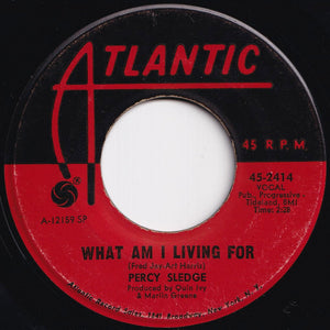 Percy Sledge - Love Me Tender / What Am I Living For (7 inch Record / Used)