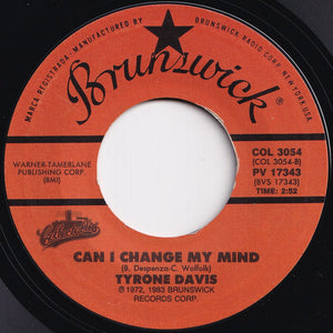 Tyrone Davis - Turn Back The Hands Of Time / Can I Change My Mind (7 inch Record / Used)