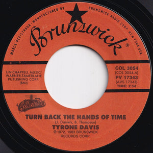 Tyrone Davis - Turn Back The Hands Of Time / Can I Change My Mind (7 inch Record / Used)