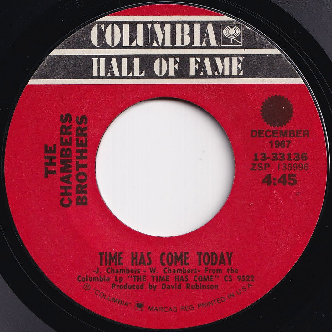 Chambers Brothers - Time Has Come Today / I Can't Turn You Loose (7 inch Record / Used)