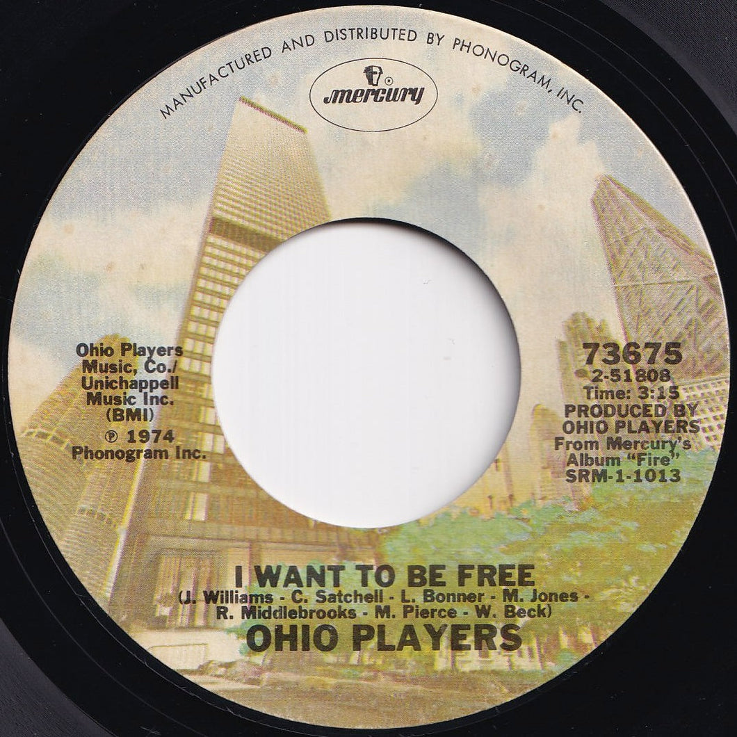 Ohio Players - I Want To Be Free / Smoke (7 inch Record / Used)