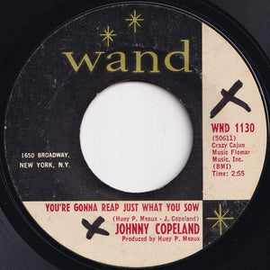 Johnny Copeland - You're Gonna Reap Just What You Sow / Wake Up, Little Susie (7 inch Record / Used)