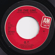 画像をギャラリービューアに読み込む, G.T. - On The Line / (Instrumental Version) (7 inch Record / Used)
