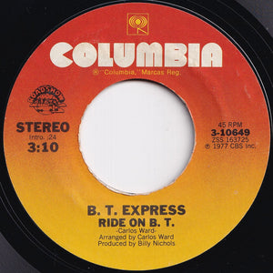 B.T. Express - Shout It Out / Ride On B.T. (7 inch Record / Used)