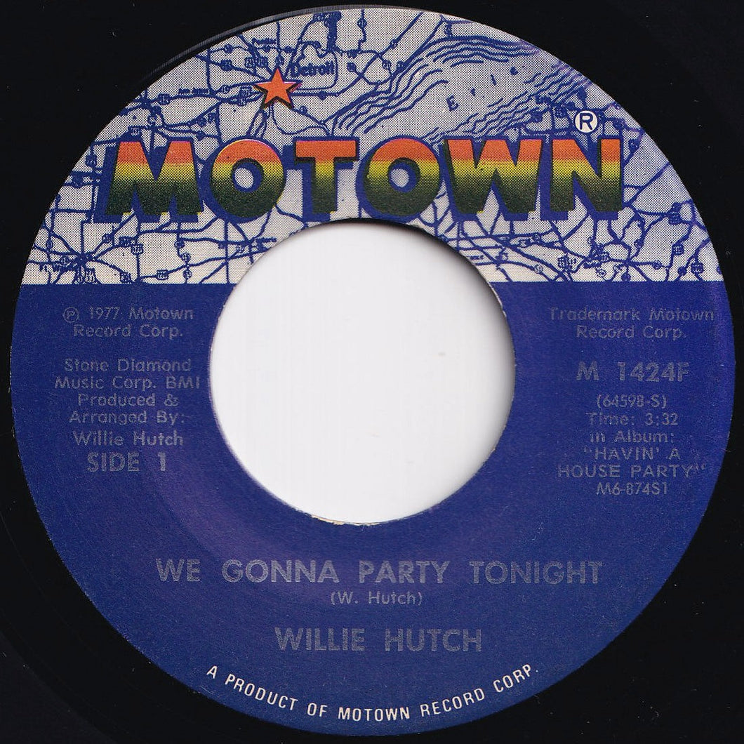 Willie Hutch - We Gonna Party Tonight / Precious Pearl (7 inch Record / Used)