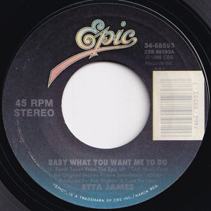 Etta James - Baby What You Want Me To Do / Max's Theme (Instrumental) (7 inch Record / Used)