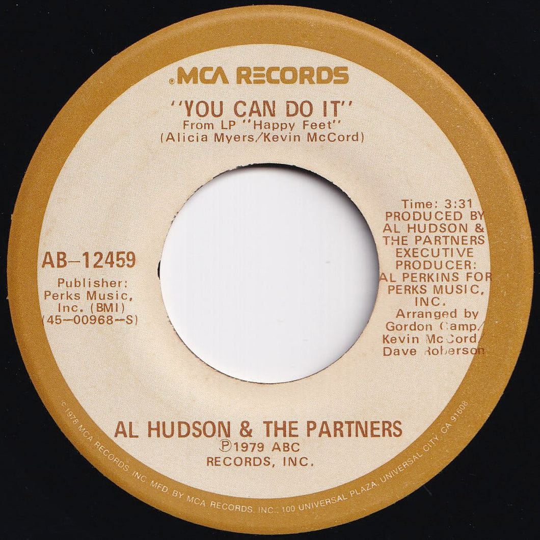 Al Hudson & The Partners - You Can Do It / I Don't Want You To Leave Me (7 inch Record / Used)