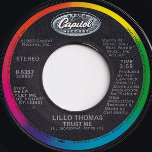 Lillo Thomas - Your Love's Got A Hold On Me / Trust Me (7 inch Record / Used)