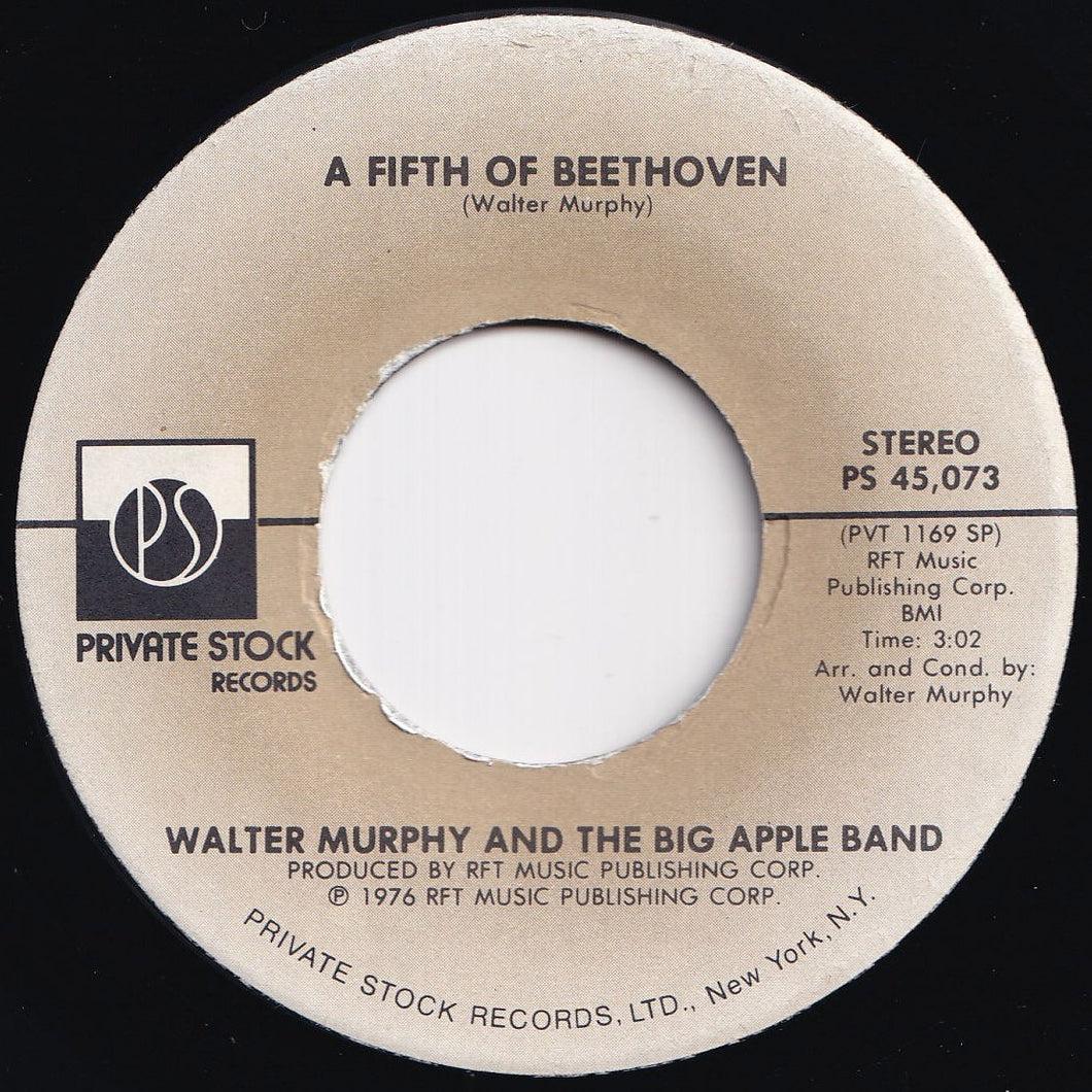 Walter Murphy & The Big Apple Band - A Fifth Of Beethoven / California Strut (7 inch Record / Used)