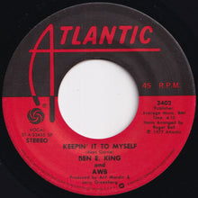 Load image into Gallery viewer, Ben E. King, Average White Band - Get It Up / Keepin' It To Myself (7 inch Record / Used)
