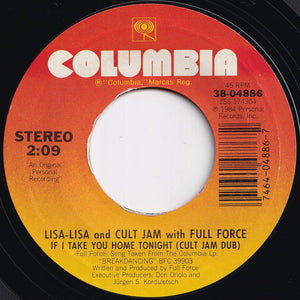 Lisa-Lisa And Cult Jam, Full Force - I Wonder If I Take You Home / If I Take You Home (Cult Jam Dub) (7 inch Record / Used)