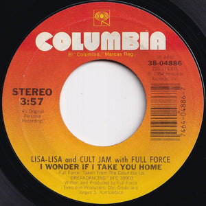 Lisa-Lisa And Cult Jam, Full Force - I Wonder If I Take You Home / If I Take You Home (Cult Jam Dub) (7 inch Record / Used)