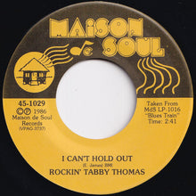 画像をギャラリービューアに読み込む, Rockin&#39; Tabby Thomas - Bad Luck And Trouble / I Can&#39;t Hold Out (7 inch Record / Used)
