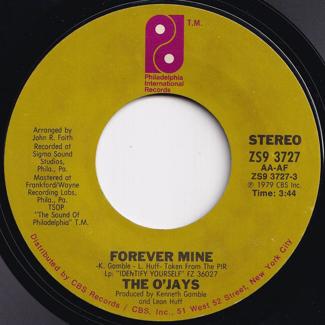 O'Jays - Forever Mine / Get On Out And Party (7 inch Record / Used)