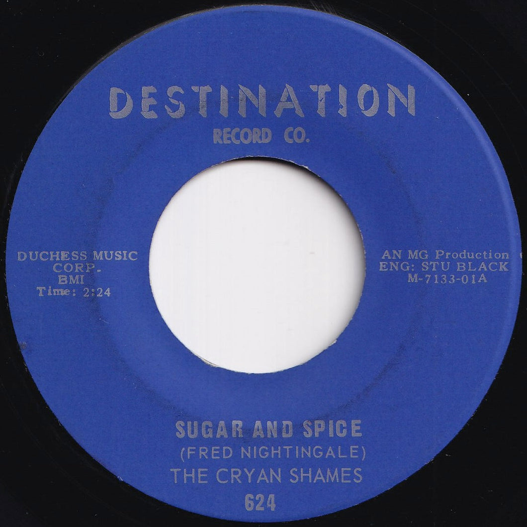 Cryan Shames - Sugar And Spice / Ben Franklin's Almanac (7 inch Record / Used)