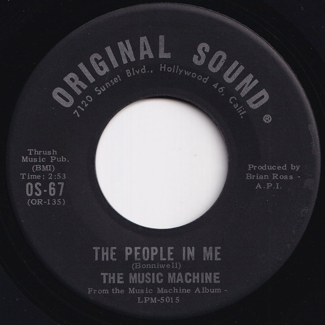 Music Machine - The People In Me / Masculine Intuition (7 inch Record / Used)