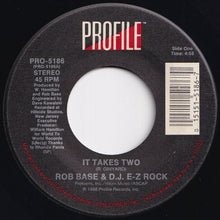 画像をギャラリービューアに読み込む, Rob Base &amp; D.J. E-Z Rock - It Takes Two / (Instrumental) (7 inch Record / Used)
