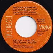 画像をギャラリービューアに読み込む, Main Ingredient - Everybody Plays The Fool / Who Can I Turn To (When Nobody Needs Me) (7 inch Record / Used)
