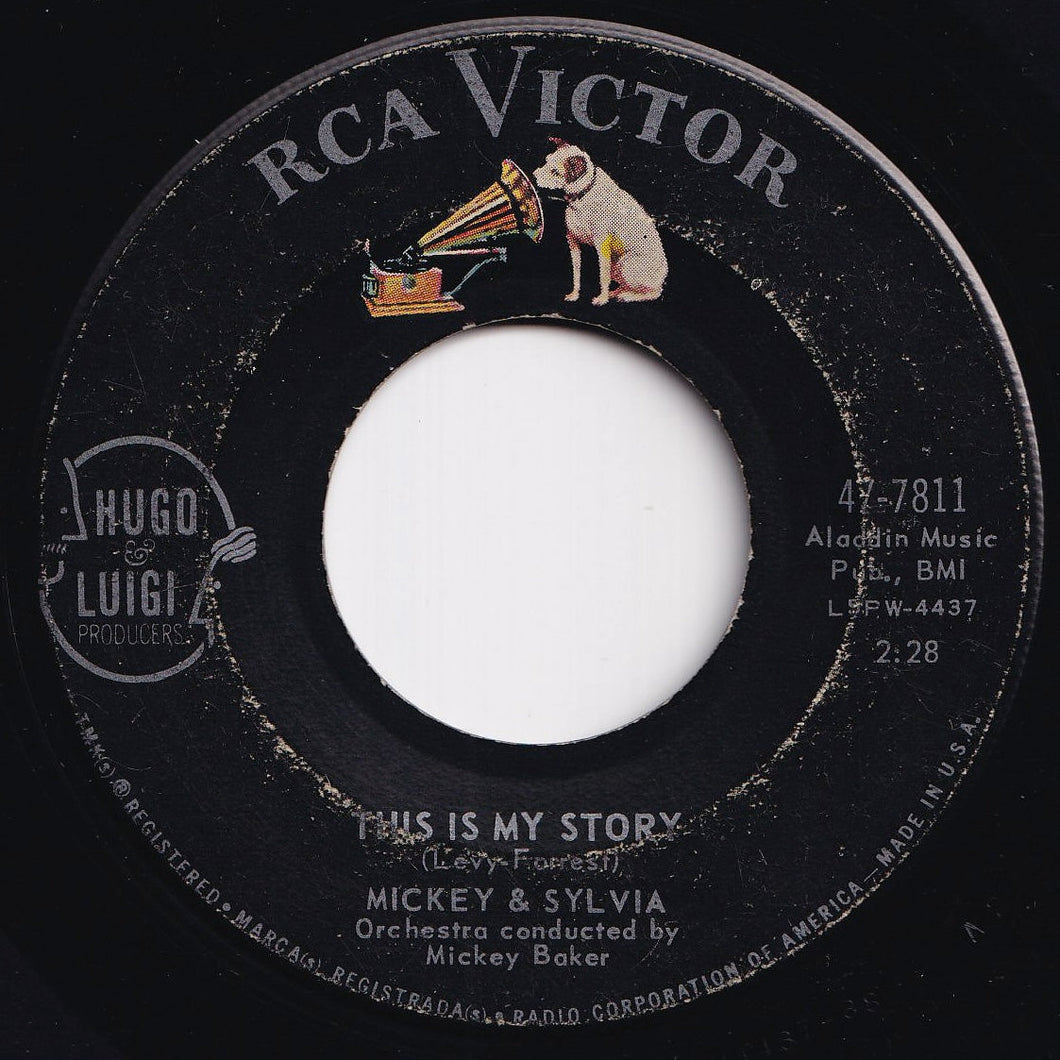 Mickey & Sylvia - This Is My Story / What Would I Do (7 inch Record / Used)