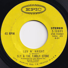 画像をギャラリービューアに読み込む, Sly &amp; The Family Stone - Family Affair / Luv N&#39; Haight (7 inch Record / Used)

