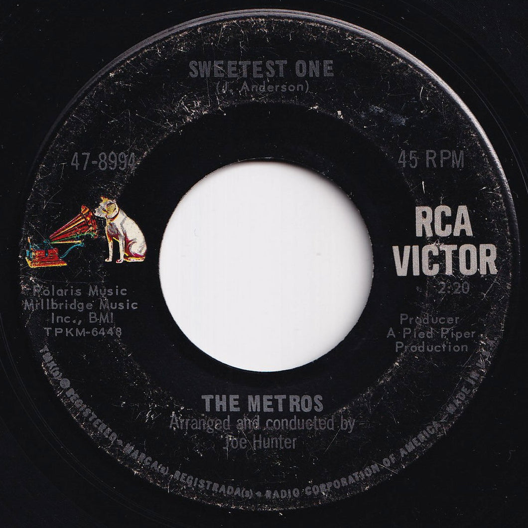 Metros - Sweetest One / Time Changes Things (7 inch Record / Used)