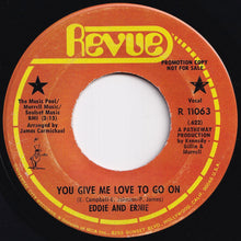 画像をギャラリービューアに読み込む, Eddie And Ernie - You Give Me Love To Go On / Tell It Like It Is (7 inch Record / Used)

