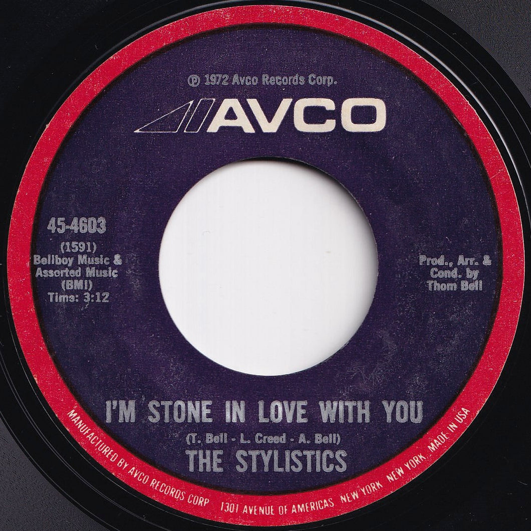 Stylistics - I'm Stone In Love With You / Make It Last (7 inch Record / Used)