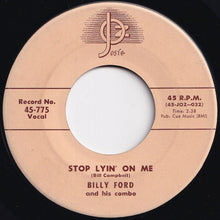 Load image into Gallery viewer, Billy Ford And His Combo - A String Of Pearls / Stop Lyin&#39; On Me (7 inch Record / Used)
