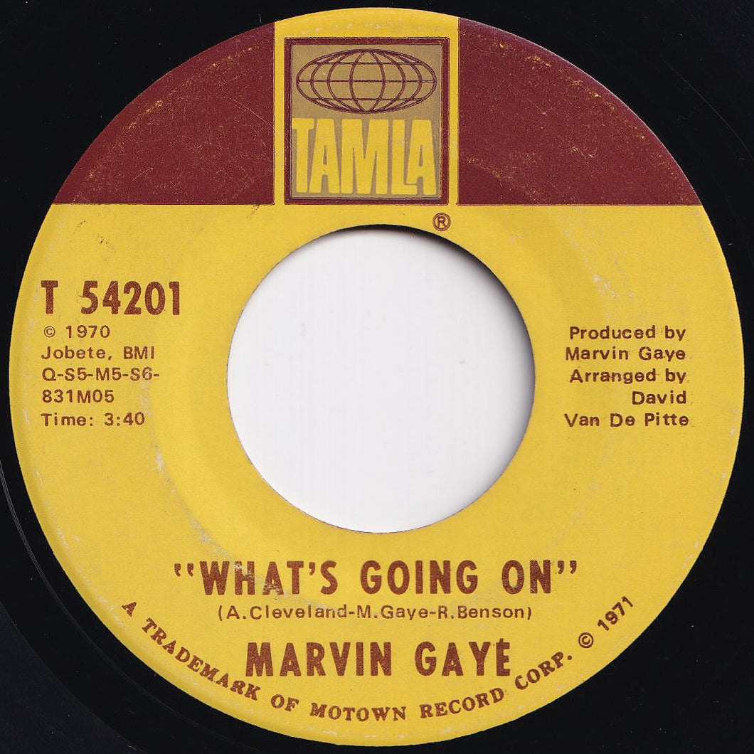 Marvin Gaye - What's Going On / God Is Love (7 inch Record / Used)