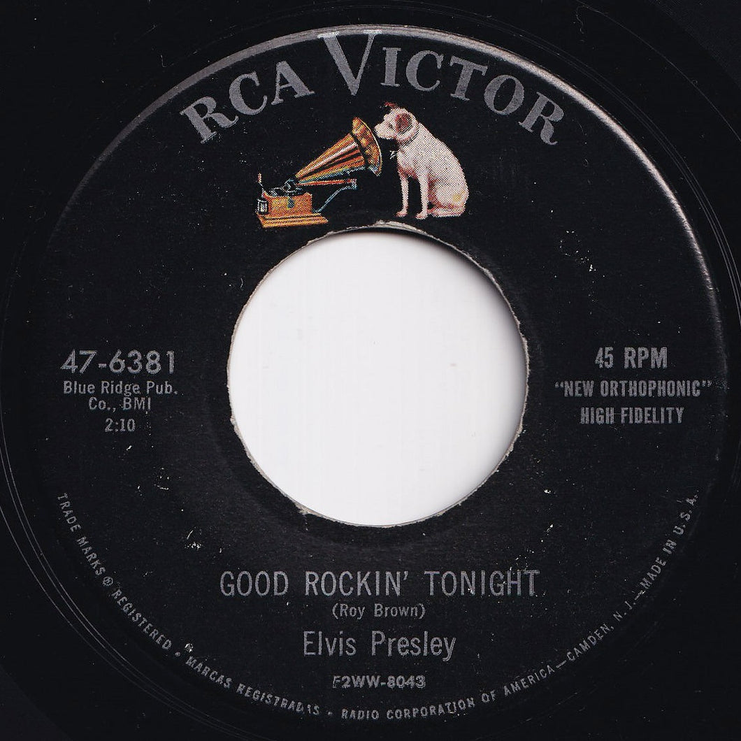 Elvis Presley - Good Rockin' Tonight / I Don't Care If The Sun Don't Shine (7 inch Record / Used)
