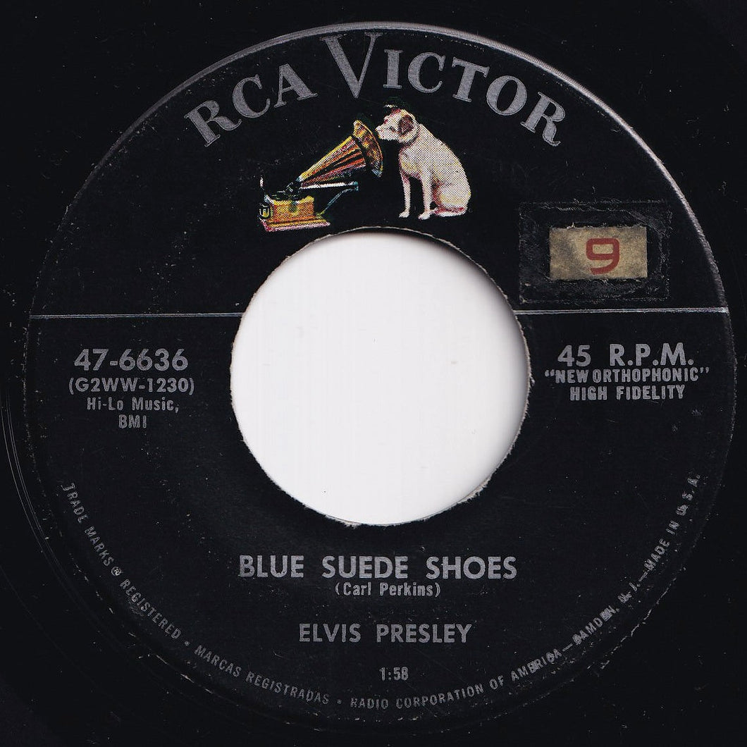 Elvis Presley - Blue Suede Shoes / Tutti Frutti (7 inch Record / Used)