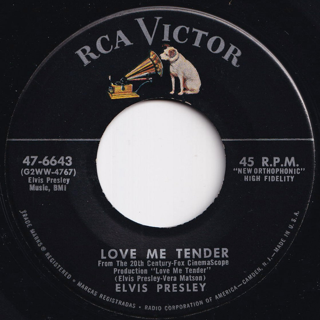 Elvis Presley - Love Me Tender / Anyway You Want Me (7 inch Record / Used)