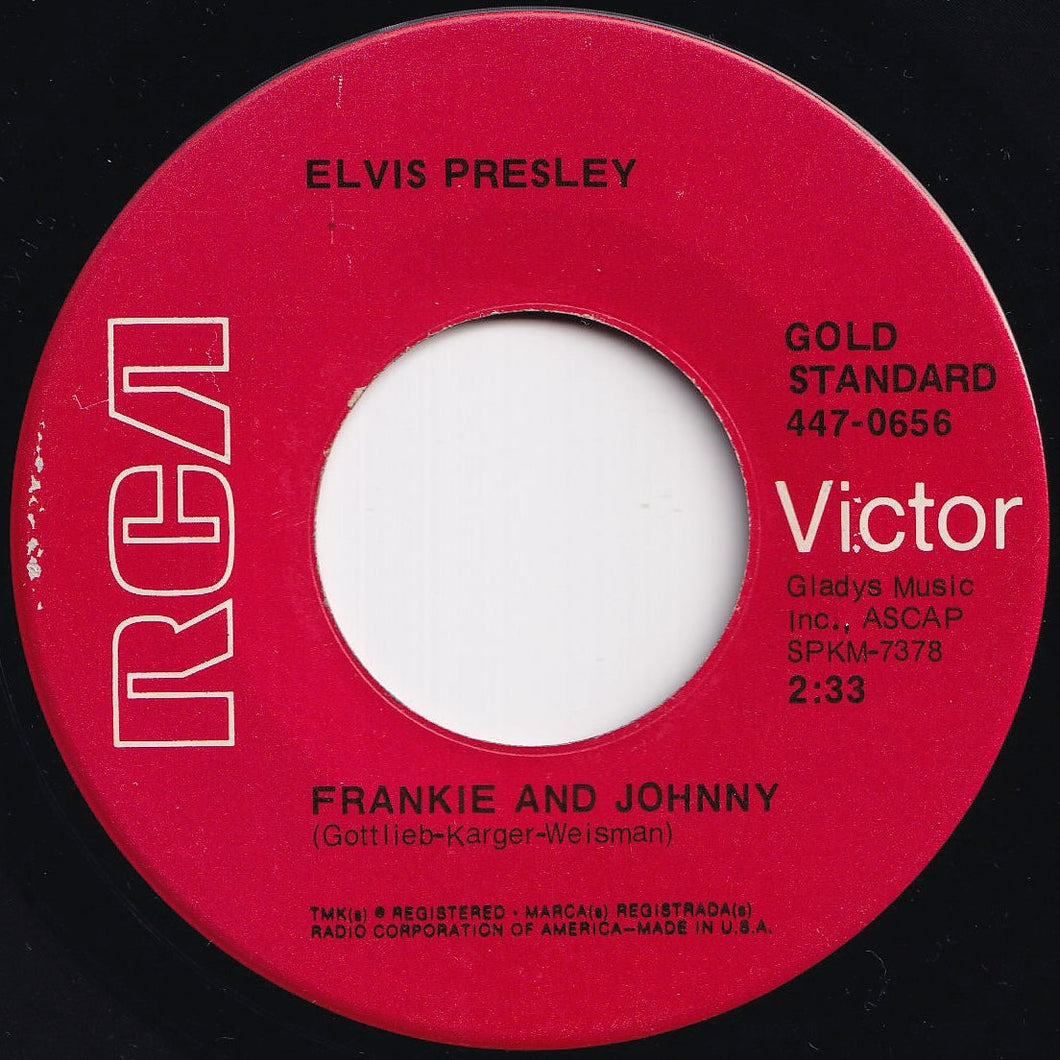 Elvis Presley - Frankie And Johnny / Please Don't Stop Loving Me (7 inch Record / Used)