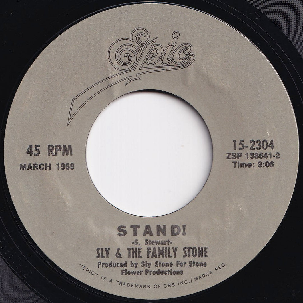 Sly & The Family Stone - Stand! / I Want To Take You Higher (7 inch Record / Used)