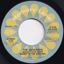 画像をギャラリービューアに読み込む, Jacksons / Michael Jackson - Shake Your Body (Down To The Ground) / Don't Stop 'Til You Get Enough (7 inch Record / Used)

