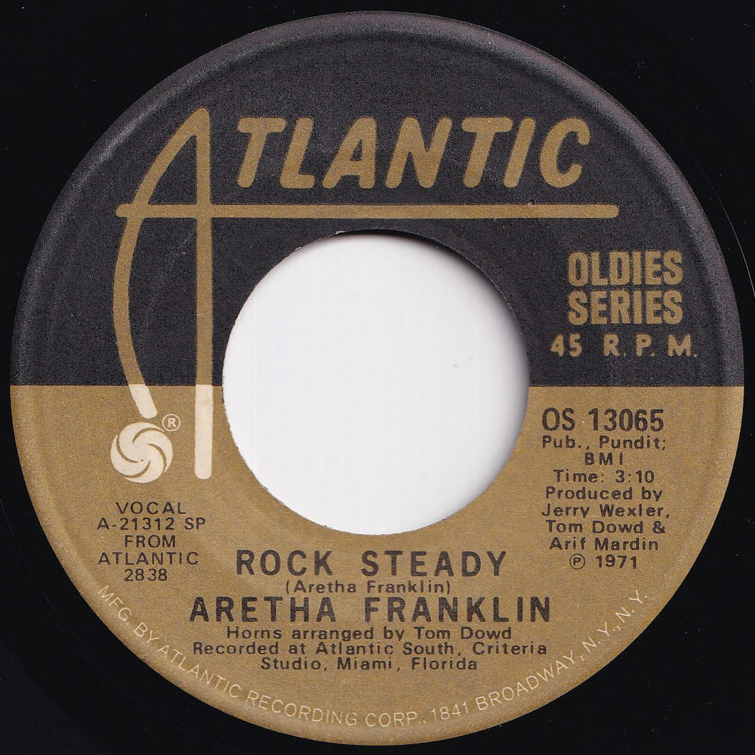 Aretha Franklin - Rock Steady / Don't Play That Song (7 inch Record / Used)