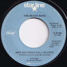 Load image into Gallery viewer, Beach Boys - Fun, Fun, Fun / Why Do Fools Fall In Love (7 inch Record / Used)
