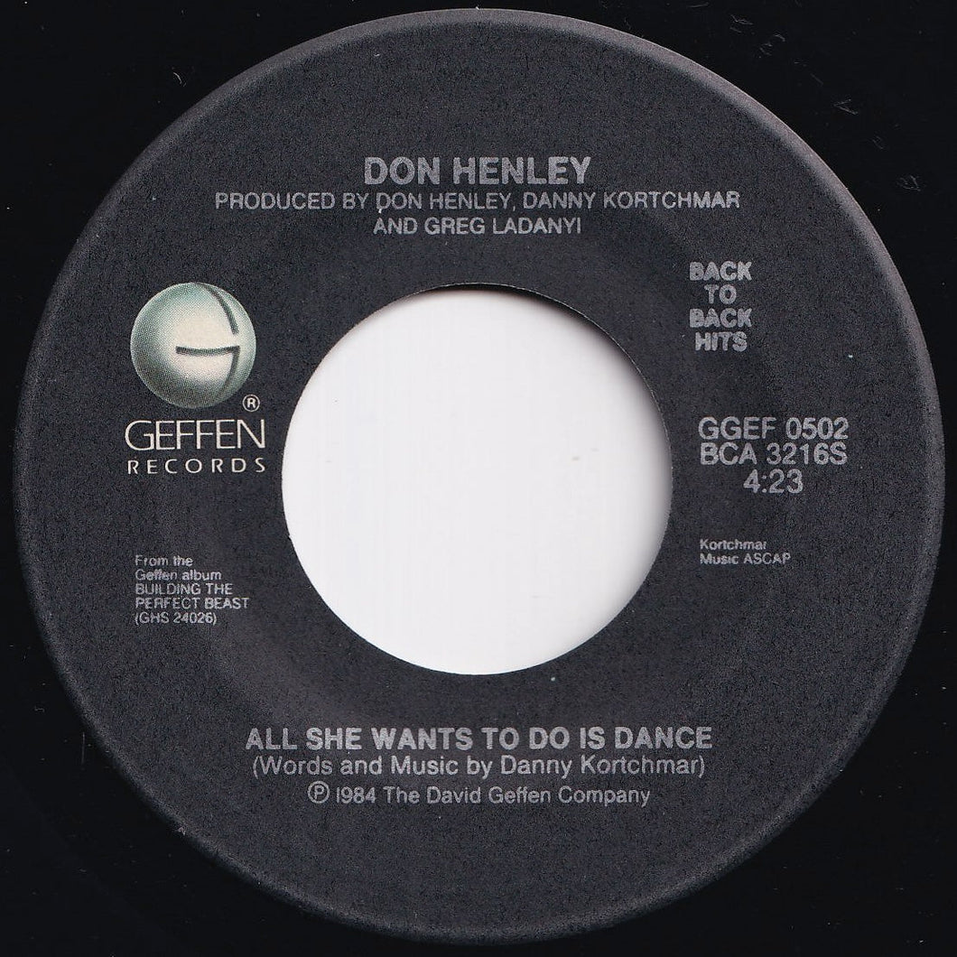 Don Henley - All She Wants To Do Is Dance / The Boys Of Summer (7 inch Record / Used)