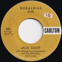 Load image into Gallery viewer, Jack Scott - Geraldine / With Your Love (7 inch Record / Used)
