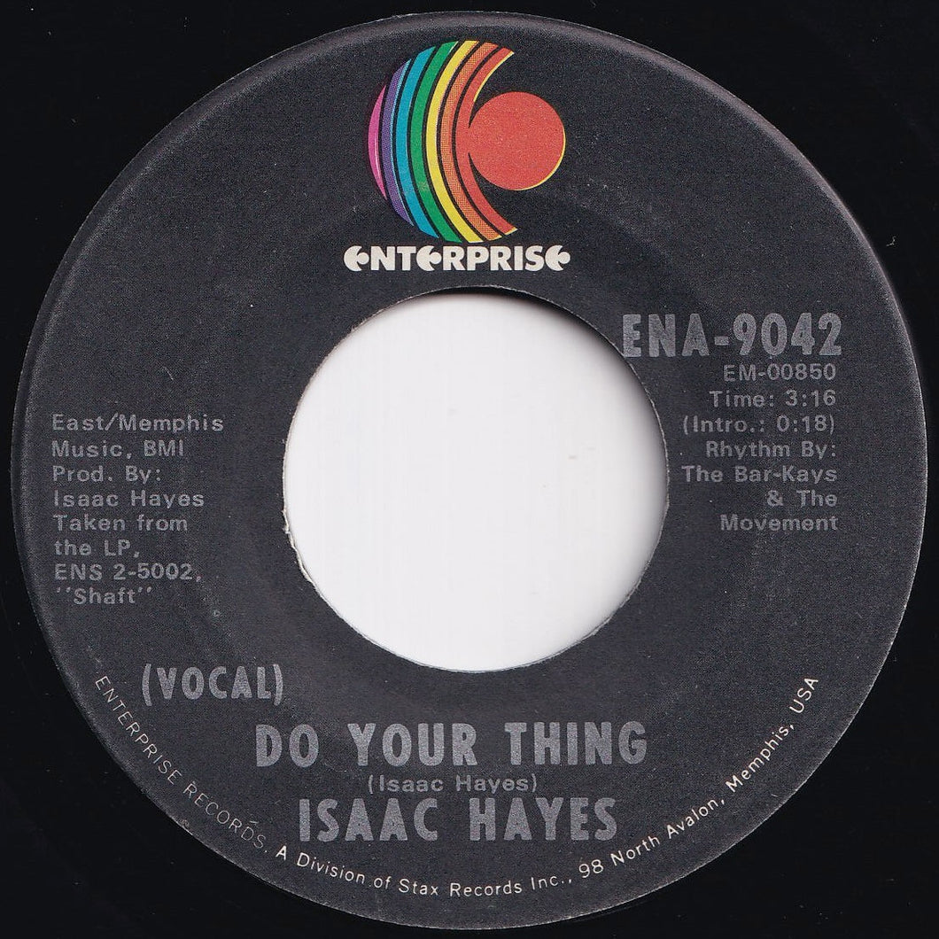 Isaac Hayes - Do Your Thing / Ellie's Love Theme (7 inch Record / Used)