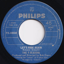 Load image into Gallery viewer, Four Seasons - C&#39;mon Marianne / Let&#39;s Ride Again (7 inch Record / Used)
