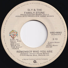 Load image into Gallery viewer, Sly &amp; The Family Stone - Remember Who You Are / Sheer Energy (7 inch Record / Used)
