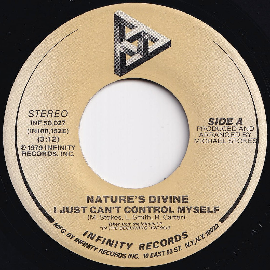 Nature's Divine - I Just Can't Control Myself / Love Is You (7 inch Record / Used)