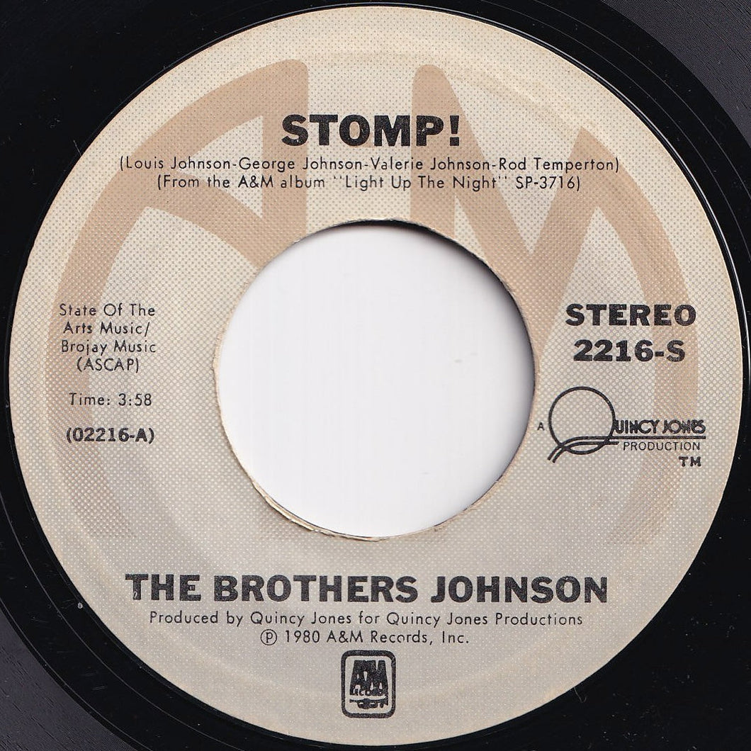 Brothers Johnson - Stomp! / Let's Swing (7 inch Record / Used)
