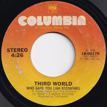 Load image into Gallery viewer, Third World - Dancing On The Floor (Hooked On Love) / Who Gave You (Jah Rastafari) (7 inch Record / Used)

