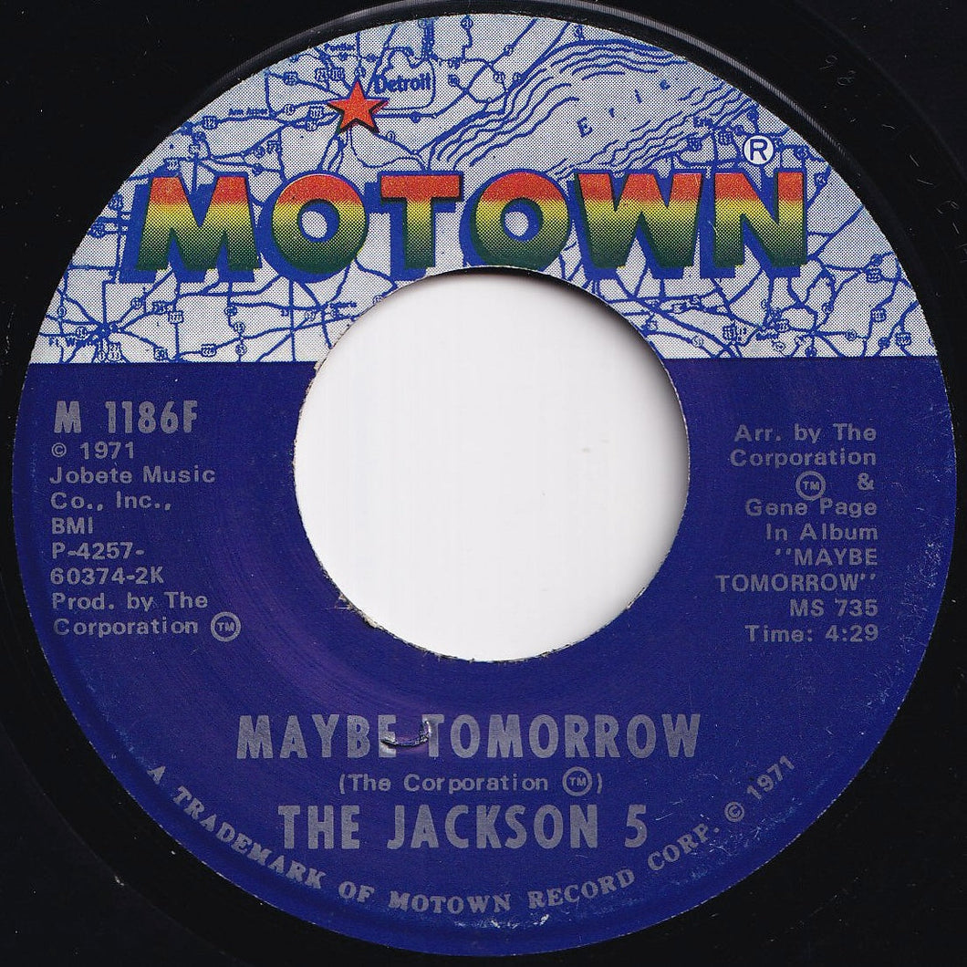 Jackson 5 - Maybe Tomorrow / I Will Find A Way (7 inch Record / Used)