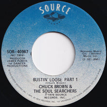 画像をギャラリービューアに読み込む, Chuck Brown &amp; The Soul Searchers - Bustin&#39; Loose (Part 1) / (Part 2) (7 inch Record / Used)
