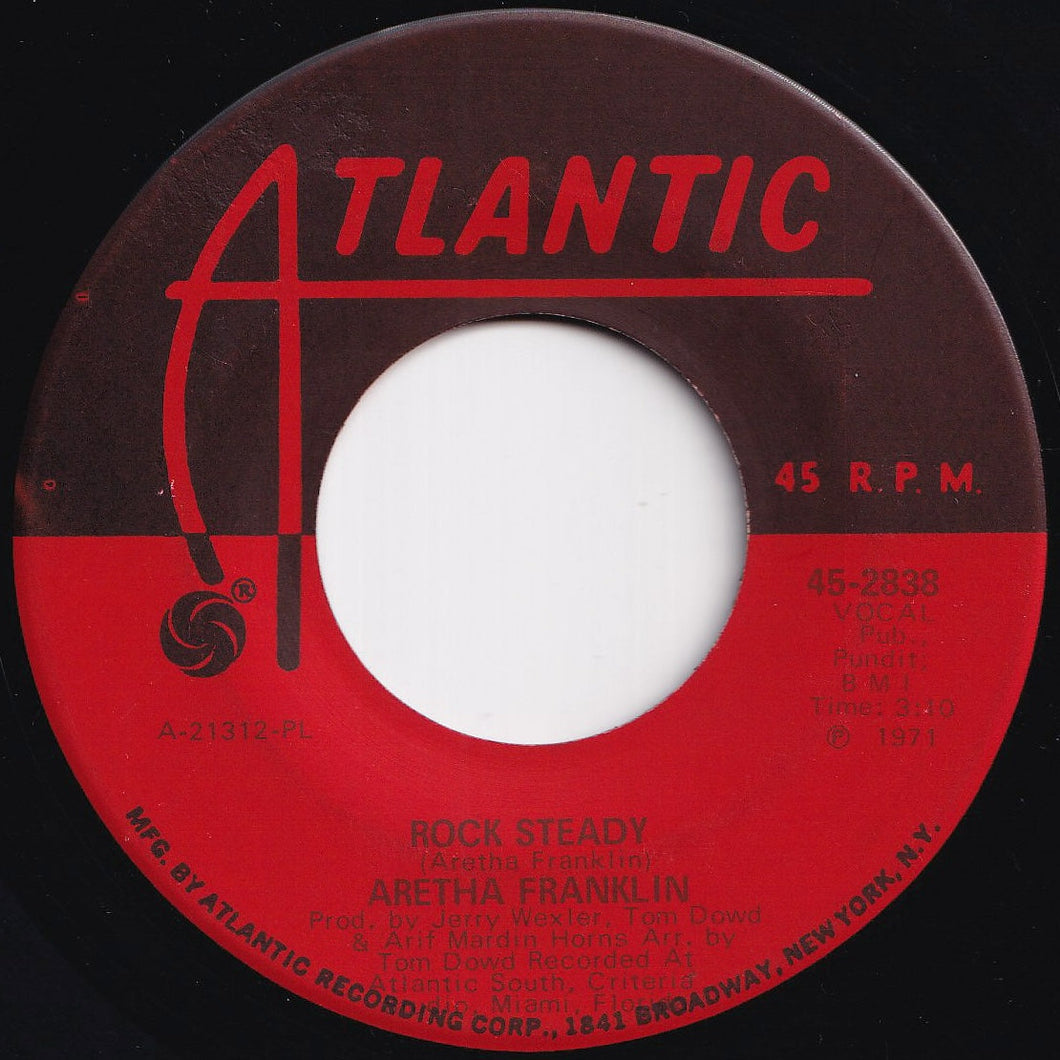 Aretha Franklin - Rock Steady / Oh Me Oh My (I'm A Fool For You Baby) (7 inch Record / Used)
