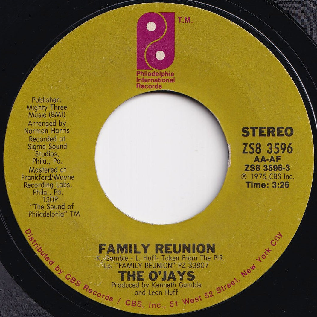 O'Jays - Family Reunion / Unity (7 inch Record / Used)