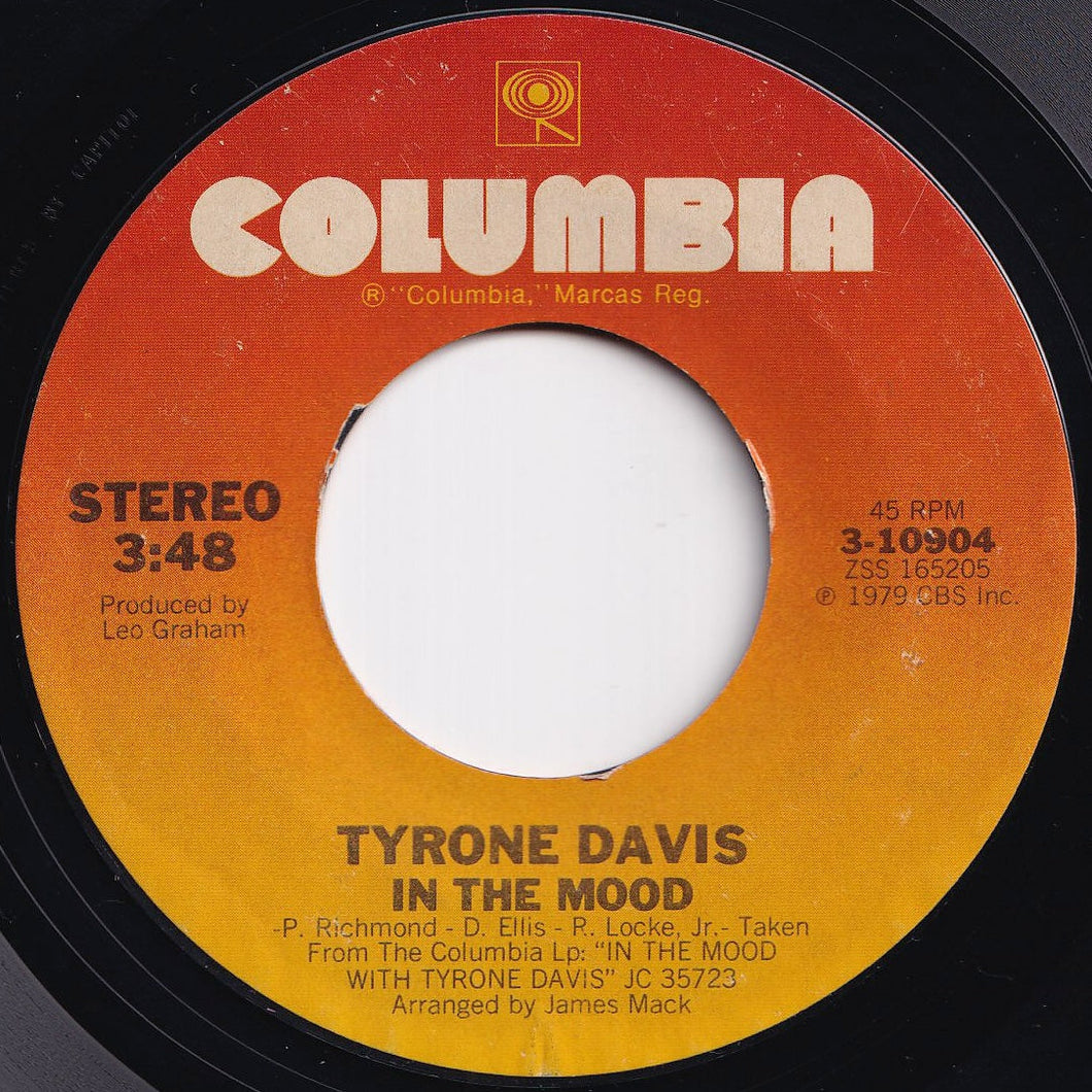 Tyrone Davis - In The Mood / I Can't Wait (7 inch Record / Used)